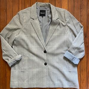 Madewell plaid blazer